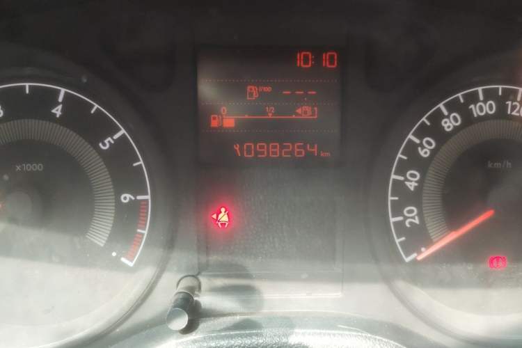 Used Peugeot 301 2014 1.6L Manual Comfort Edition Odometer Close Up