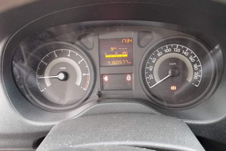 Used Peugeot 301 2014 1.6L Manual Comfort Edition Odometer Close Up