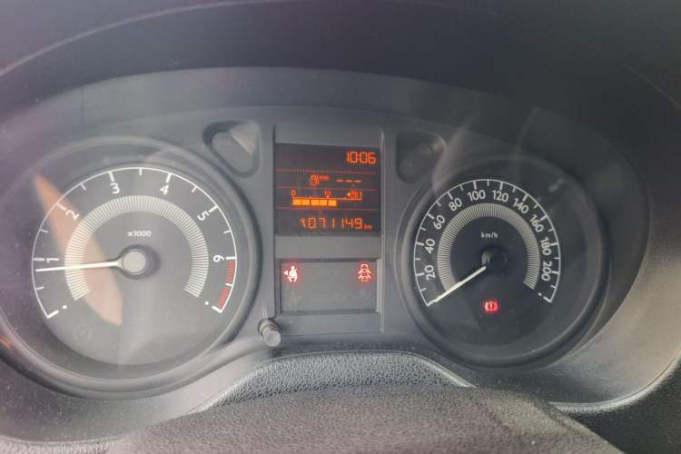 Used Peugeot 301 2014 1.6L Manual Comfort Edition Odometer Close Up