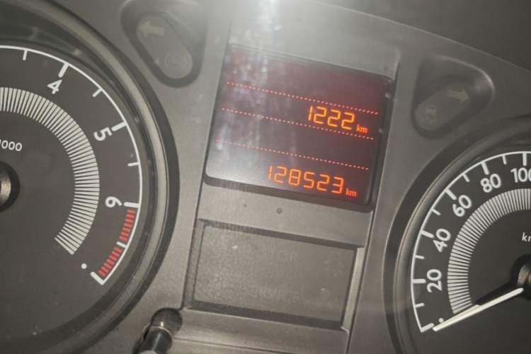 Used Peugeot 301 2014 1.6L Automatic Comfort Edition Odometer Close Up