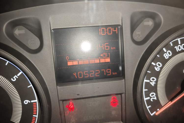 Used Peugeot 301 2014 1.6L Manual Comfort Edition Odometer Close Up