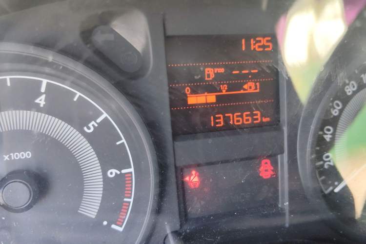 Used Peugeot 301  Odometer Close Up