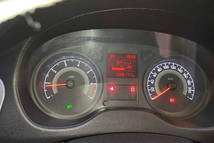 Used Peugeot 301 2014 1.6L Automatic Comfort Edition Odometer Close Up