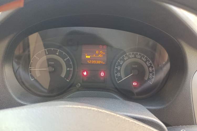 Used Peugeot 301 2014 1.6L Manual Comfort Edition Odometer Close Up