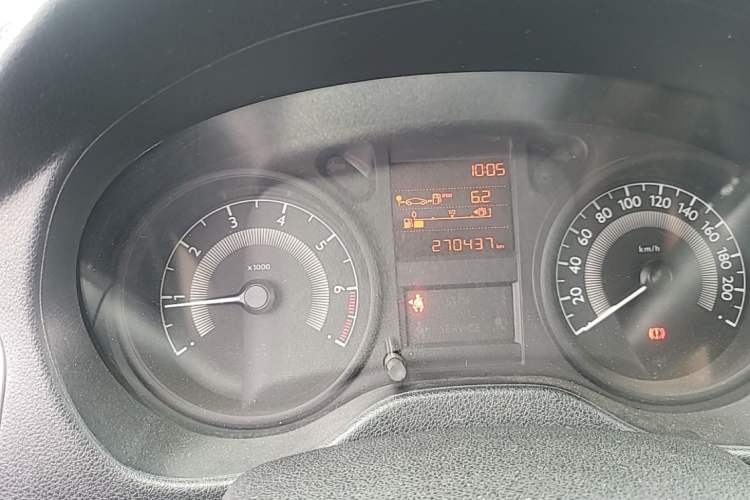 Used Peugeot 301 2014 1.6L Manual Comfort Edition Odometer Close Up