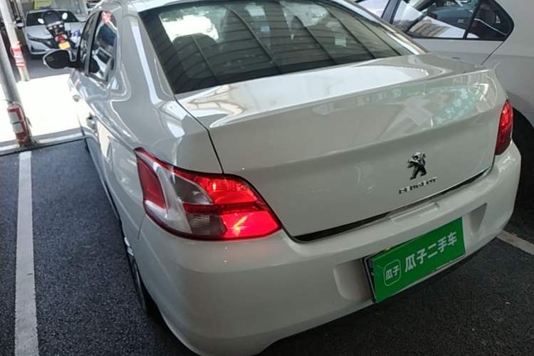 Used Peugeot 301 2014 1.6L Automatic Luxury Edition Rear Left 45 Deg