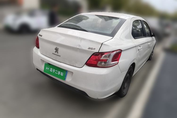 Used Peugeot 301 2014 1.6L Manual Comfort Edition Rear Right 45 Deg