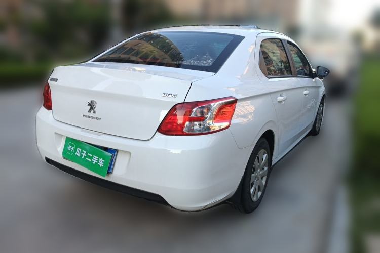 Used Peugeot 301 2014 1.6L Automatic Comfort Edition Rear Right 45 Deg