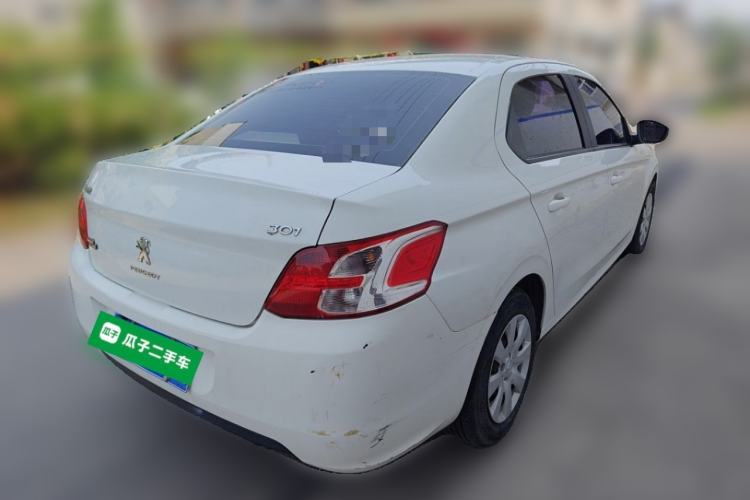 Used Peugeot 301 2014 1.6L Manual Comfort Edition Rear Right 45 Deg