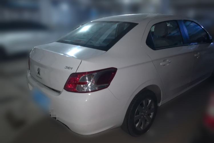 Used Peugeot 301 2014 1.6L Automatic Comfort Edition Rear Right 45 Deg