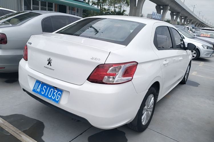 Used Peugeot 301 2014 1.6L Manual Comfort Edition Rear Right 45 Deg