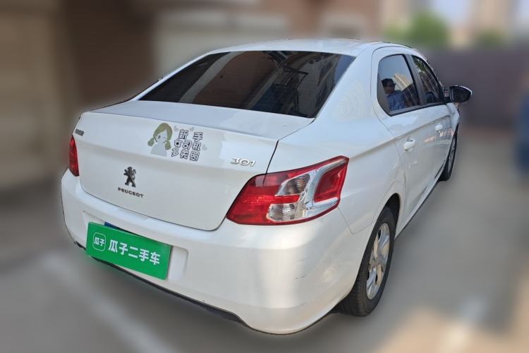 Used Peugeot 301 2014 1.6L Automatic Comfort Edition Rear Right 45 Deg
