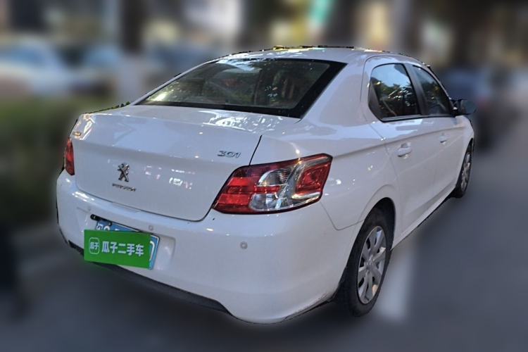 Used Peugeot 301 2014 1.6L Manual Comfort Edition Rear Right 45 Deg