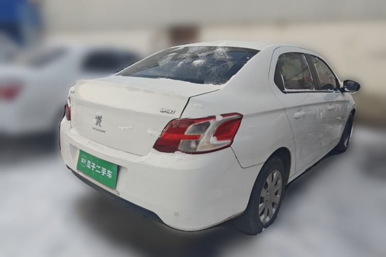 Used Peugeot 301 2014 1.6L Automatic Comfort Edition Rear Right 45 Deg