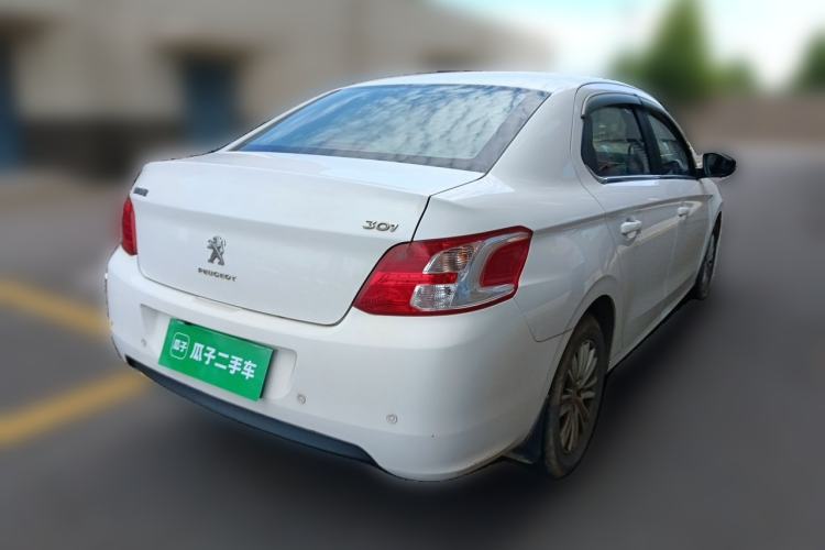 Used Peugeot 301 2014 1.6L Manual Comfort Edition Rear Right 45 Deg