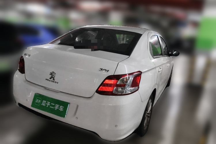 Used Peugeot 301 2014 1.6L Manual Luxury Edition Rear Right 45 Deg