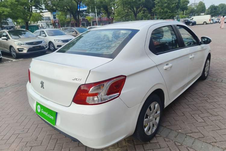 Used Peugeot 301 2014 1.6L Manual Comfort Edition Rear Right 45 Deg