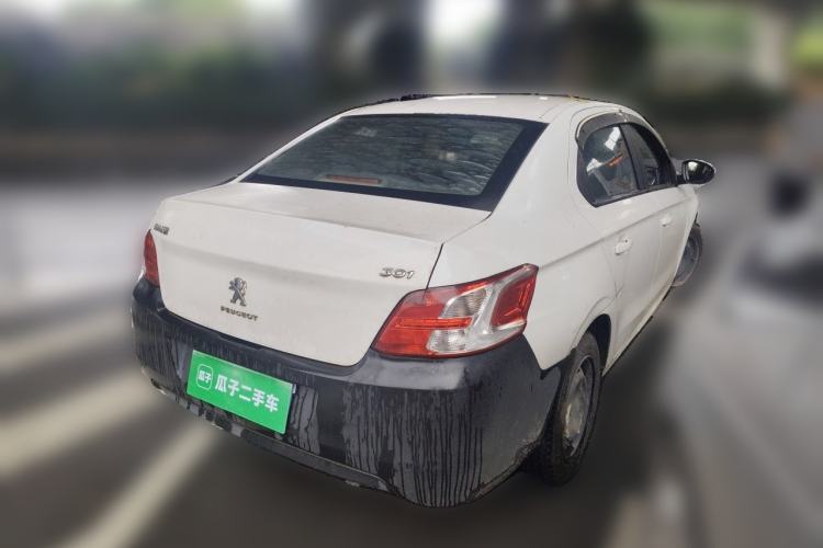 Used Peugeot 301 2014 1.6L Manual Comfort Edition CNG Rear Right 45 Deg