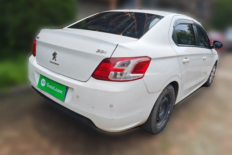 Used Peugeot 301 2014 1.6L Manual Comfort Edition Rear Right 45 Deg
