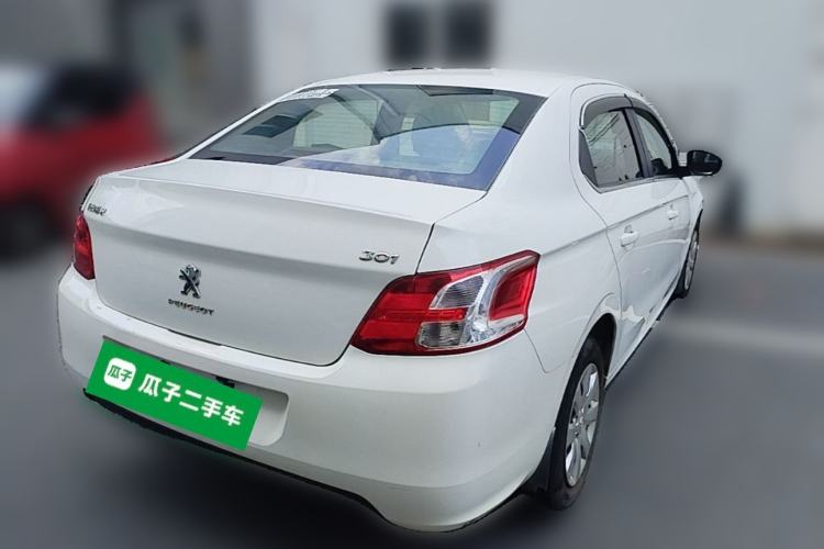 Used Peugeot 301 2014 1.6L Manual Comfort Edition Rear Right 45 Deg