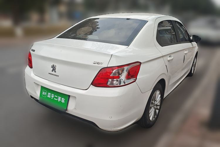 Used Peugeot 301 2014 1.6L Manual Luxury Edition Rear Right 45 Deg
