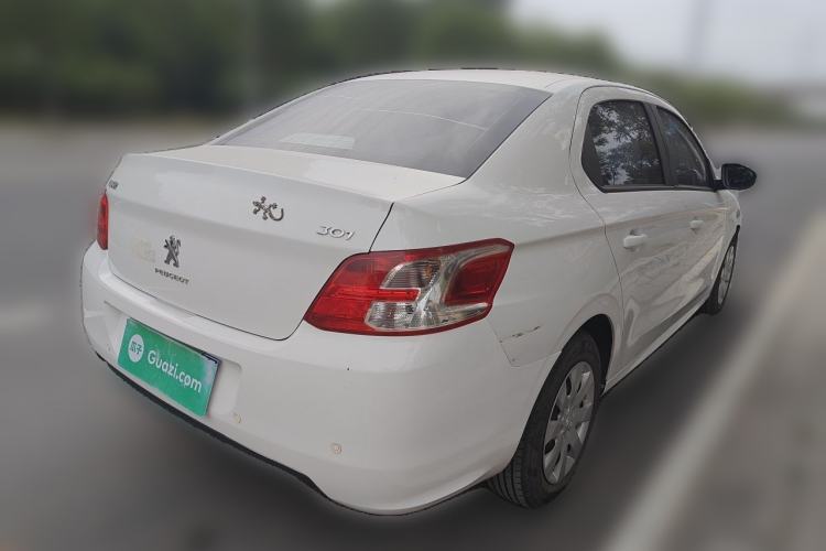 Used Peugeot 301 2014 1.6L Manual Comfort Edition Rear Right 45 Deg