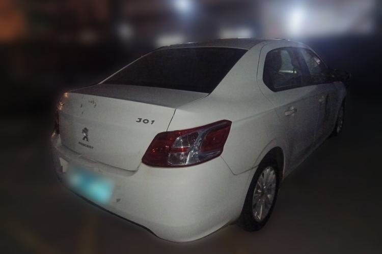 Used Peugeot 301 2014 1.6L Automatic Comfort Edition Rear Right 45 Deg