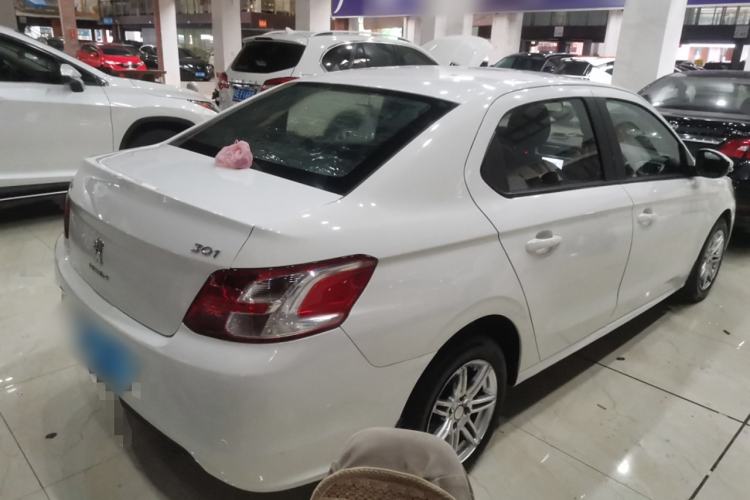 Used Peugeot 301 2014 1.6L Automatic Comfort Edition Rear Right 45 Deg