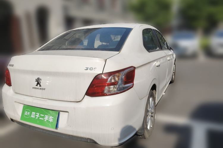 Used Peugeot 301 2014 1.6L Manual Luxury Edition Rear Right 45 Deg