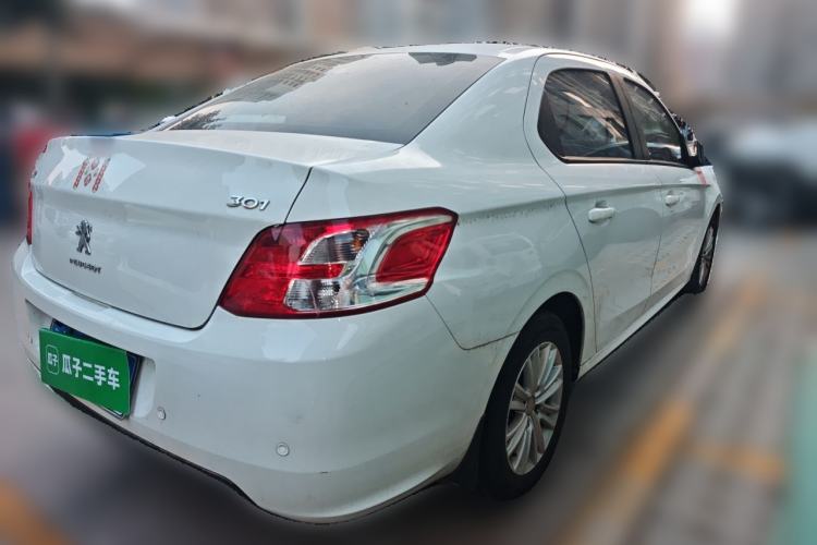 Used Peugeot 301 2014 1.6L Manual Comfort Edition Rear Right 45 Deg