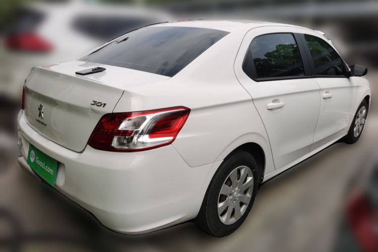Used Peugeot 301 2014 1.6L Automatic Comfort Edition Rear Right 45 Deg