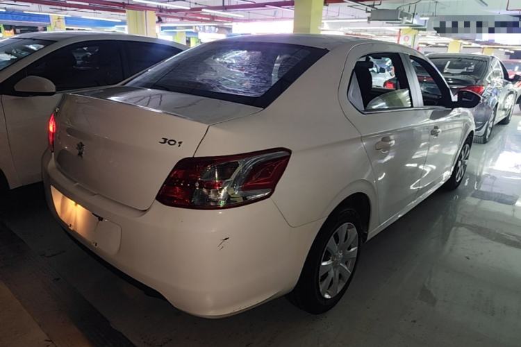 Used Peugeot 301 2014 1.6L Automatic Comfort Edition Rear Right 45 Deg