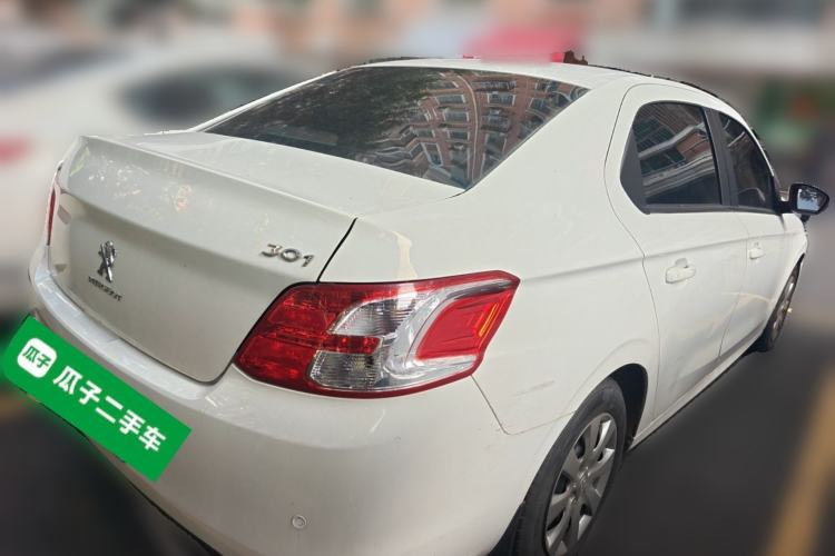 Used Peugeot 301 2014 1.6L Automatic Comfort Edition Rear Right 45 Deg