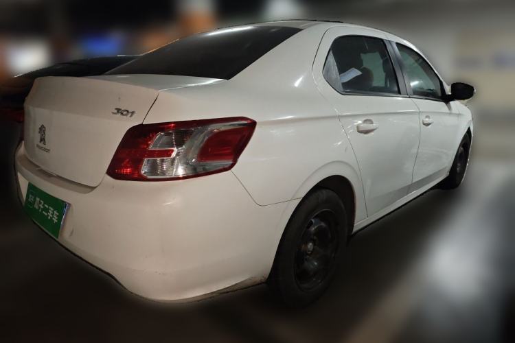 Used Peugeot 301 2014 1.6L Automatic Comfort Edition Rear Right 45 Deg