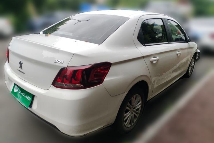 Used Peugeot 301 2014 1.6L Manual Comfort Edition CNG Rear Right 45 Deg