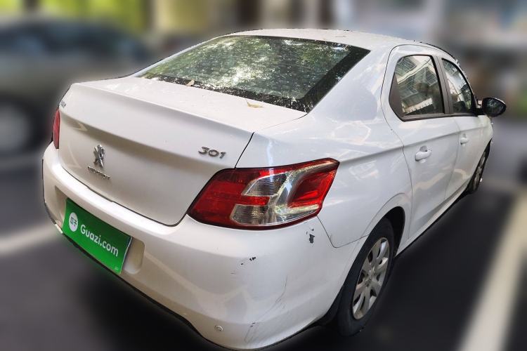 Used Peugeot 301 2014 1.6L Automatic Comfort Edition Rear Right 45 Deg