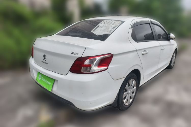 Used Peugeot 301 2014 1.6L Automatic Comfort Edition Rear Right 45 Deg