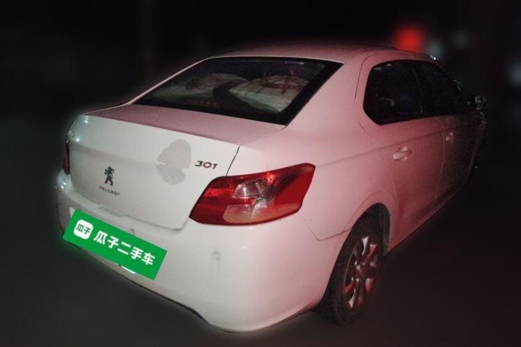 Used Peugeot 301 2014 1.6L Automatic Comfort Edition Rear Right 45 Deg