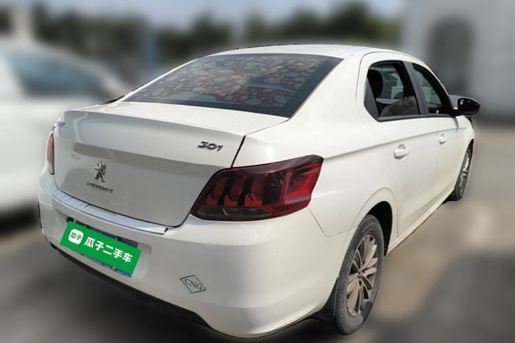 Used Peugeot 301 2014 1.6L Manual Comfort Edition CNG Rear Right 45 Deg