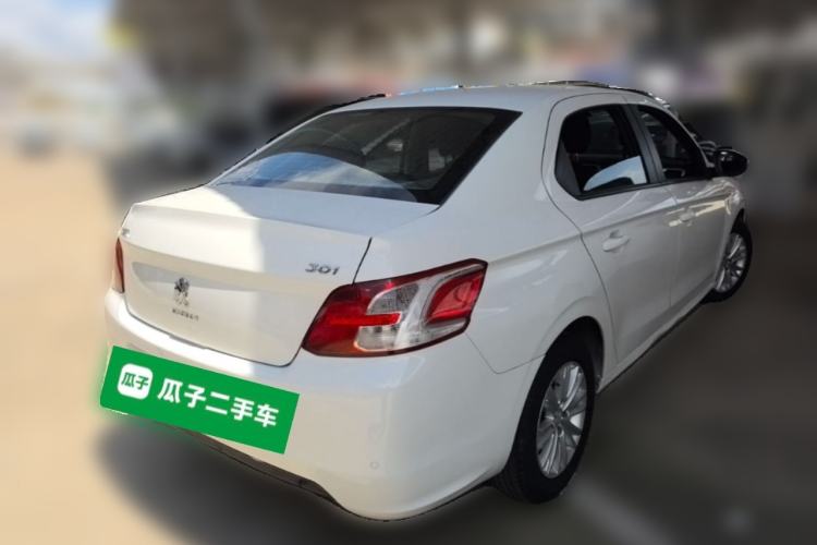 Used Peugeot 301 2014 1.6L Automatic Luxury Edition Rear Right 45 Deg