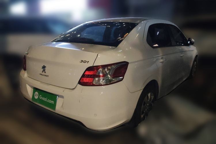 Used Peugeot 301 2014 1.6L Manual Comfort Edition Rear Right 45 Deg