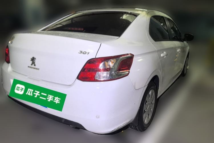 Used Peugeot 301 2014 1.6L Automatic Comfort Edition Rear Right 45 Deg