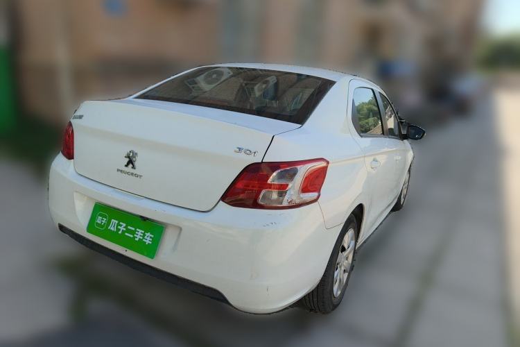 Used Peugeot 301 2014 1.6L Automatic Comfort Edition Rear Right 45 Deg