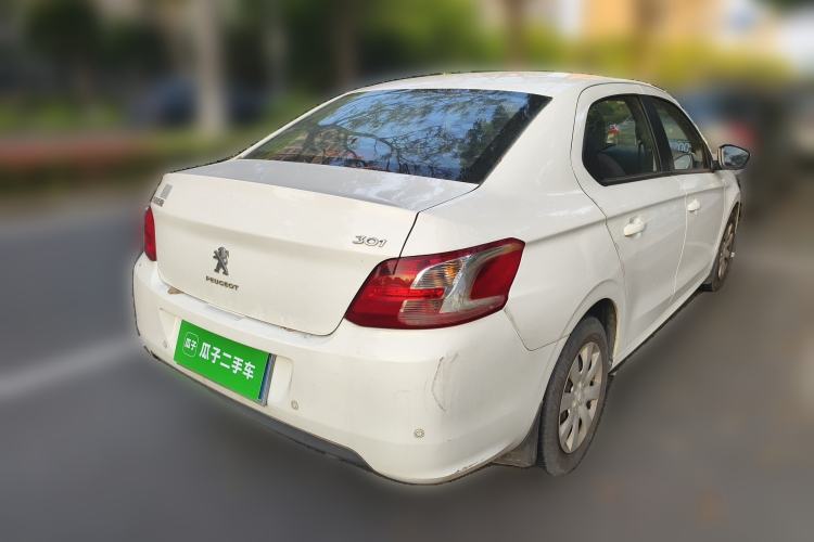 Used Peugeot 301 2014 1.6L Manual Comfort Edition Rear Right 45 Deg