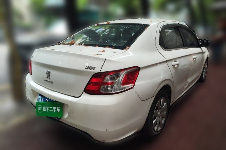 Used Peugeot 301 2014 1.6L Manual Comfort Edition Rear Right 45 Deg