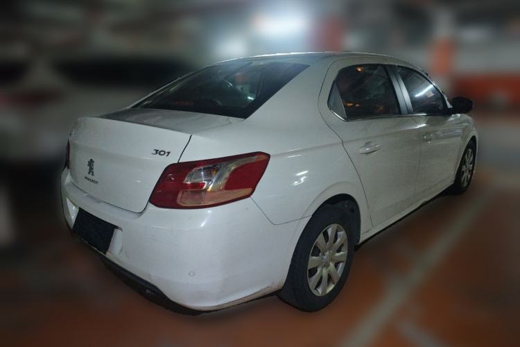 Used Peugeot 301 2014 1.6L Automatic Comfort Edition Rear Right 45 Deg