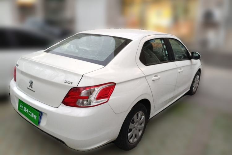 Used Peugeot 301 2014 1.6L Manual Comfort Edition Rear Right 45 Deg