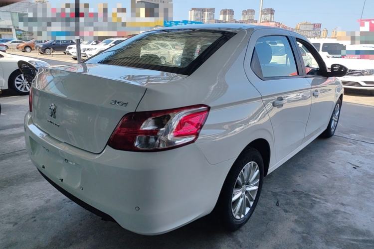Used Peugeot 301 2014 1.6L Automatic Luxury Edition Rear Right 45 Deg