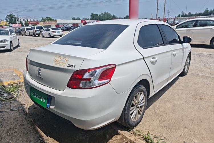 Used Peugeot 301 2014 1.6L Manual Comfort Edition CNG Rear Right 45 Deg