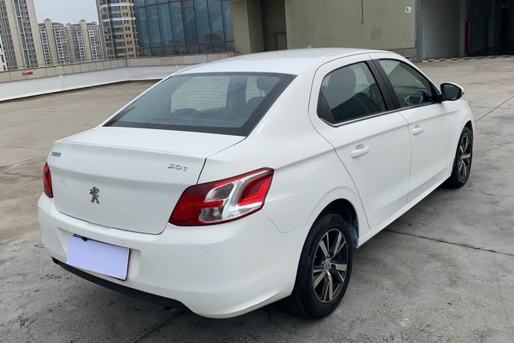 Used Peugeot 301 2014 1.6L Automatic Comfort Edition Rear Right 45 Deg